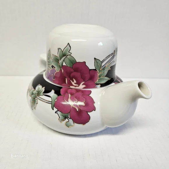 Vintage Bali Collection Stacking Tea-for-One Set - Picture 2 of 11